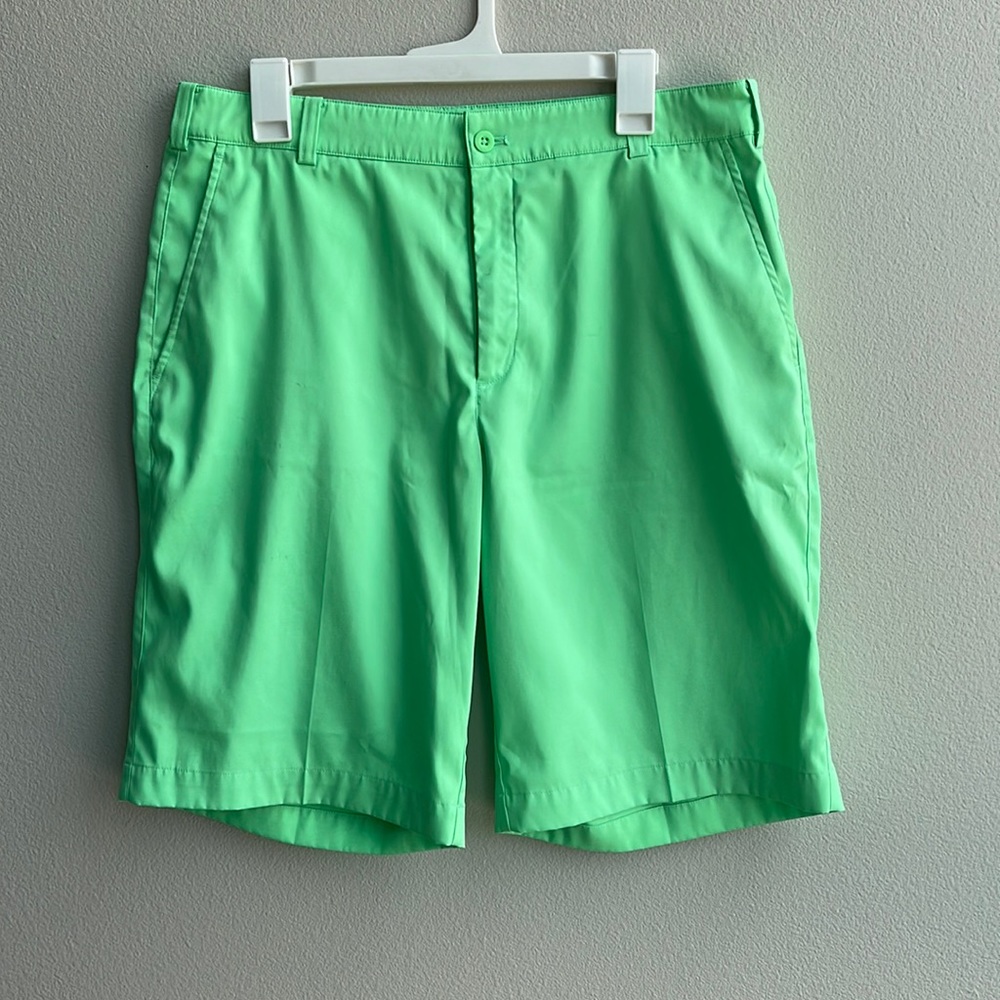 Nike golf shorts. Bright green